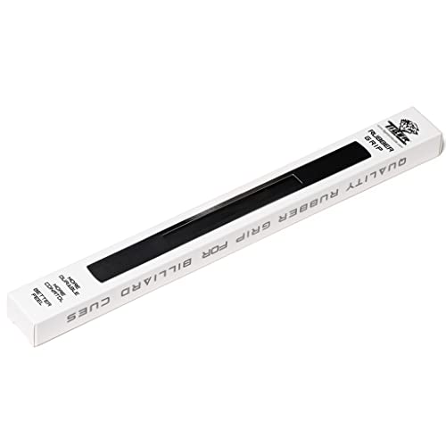 TigerProducts Tiger Real Rubber Billiard Pool Cue Hand Grip Wrap Black - Image 4