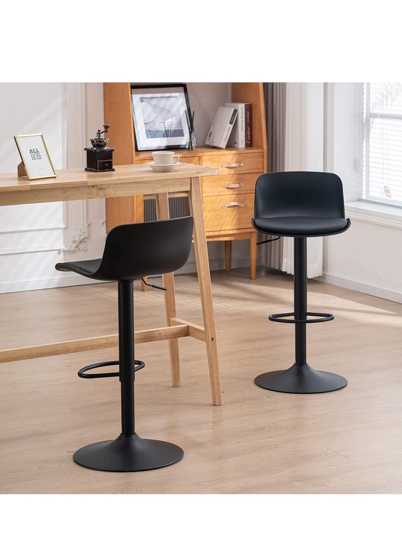 NZONE STORE Modern Black Adjustable High Bar Stool - Image 4