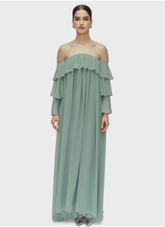 Bardot Ruffle Dress