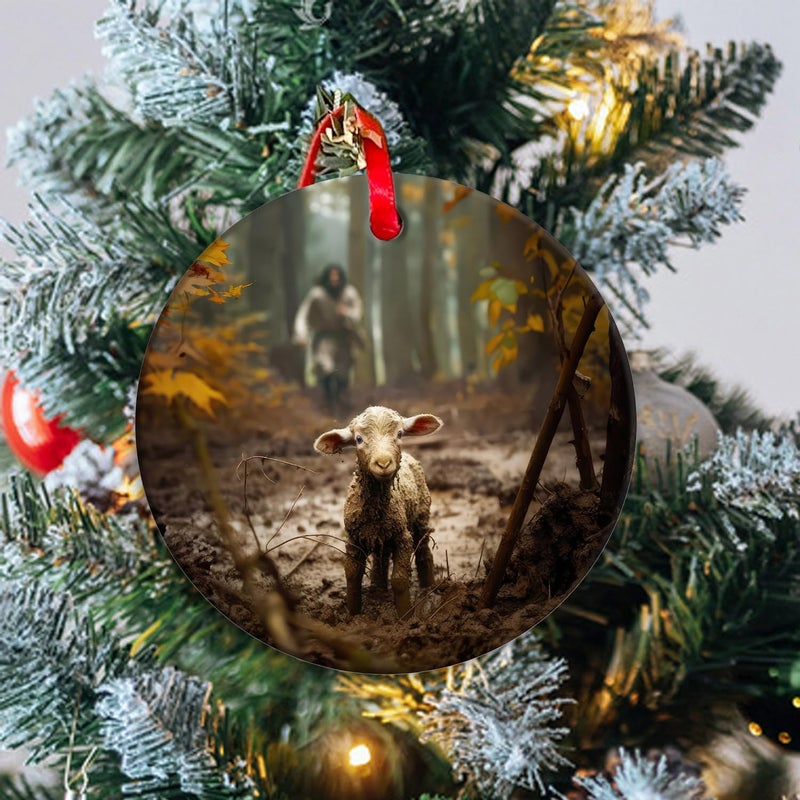 Ploceiny Christmas Ornaments for Christmas Tree Decorations  Christmas Decorations Indoor  Christian Gifts for Christmas Tree Ornaments  car Hanging Ornament for Religious Gifts B-138 - Image 3