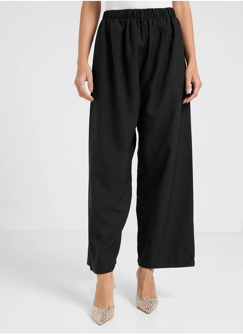 hayas closet Button Down Drawstring Blouse & Pants Set