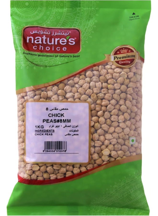 Nature's Choice Natures Choice Chick Peas 8 mm 1 Kg - Image 1