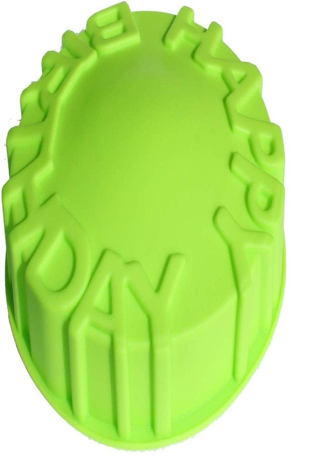 BLAPOXE Happy Birthday Letter Cake Mold Pan Chocolate Pizza Baking Tray Silicone Mould - Image 1