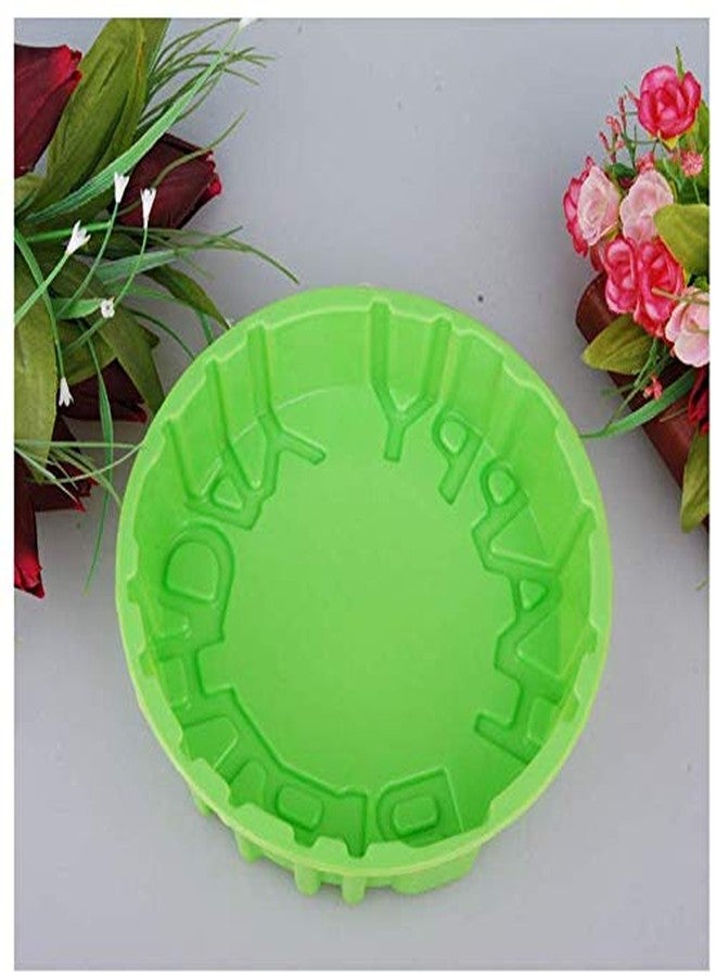 BLAPOXE Happy Birthday Letter Cake Mold Pan Chocolate Pizza Baking Tray Silicone Mould - Image 4