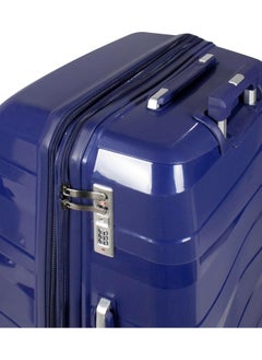 3-Piece Luggage Set – Unbreakable PP, Expandable, Fixed Lock, 8 Spinner Wheels – Blue - pzsku/Z0F836EF82D4DD953DE3EZ/45/_/1740386161/2a13f5c2-c1b3-4d21-b883-5773c80415c9