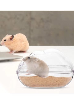 Y&D Hamster Sand Bathroom Bath Container Small Pet Bathtub Sauna Toilet Washroom Box with Shovel Animal for Syrian Gerbil Dwarf Guinea Pig Rat Mice  - Image 4