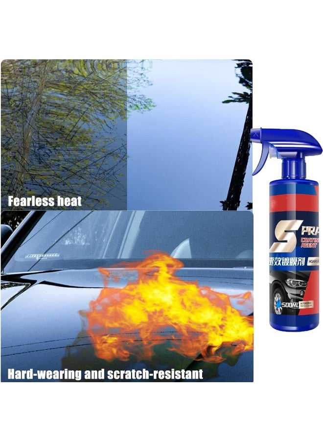 Generic 3 in 1 Quick Coating Spray Car Polish Ceramic Car Coating Spray | High Protection Car Shield Coating, Car Paint Repair  - Image 5
