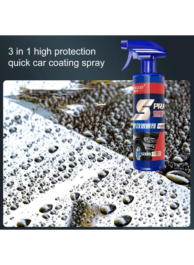 Generic 3 in 1 Quick Coating Spray Car Polish Ceramic Car Coating Spray | High Protection Car Shield Coating, Car Paint Repair  - Image 2