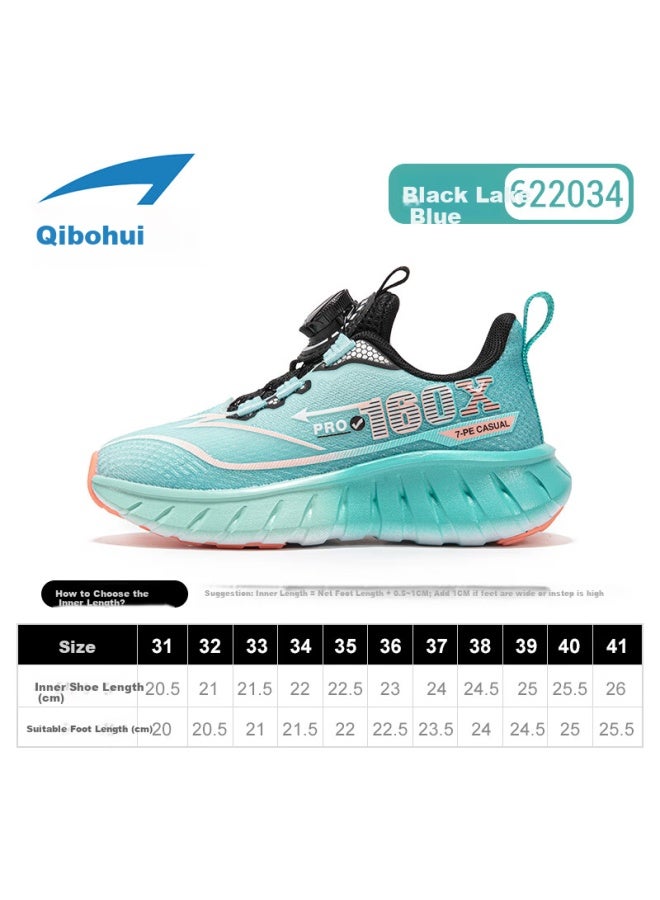 7-PE Qibohui Boys' Mesh Breathable Sports Shoes Spring Summer New Casual Running Shoes For Boys And Older Children - Image 5