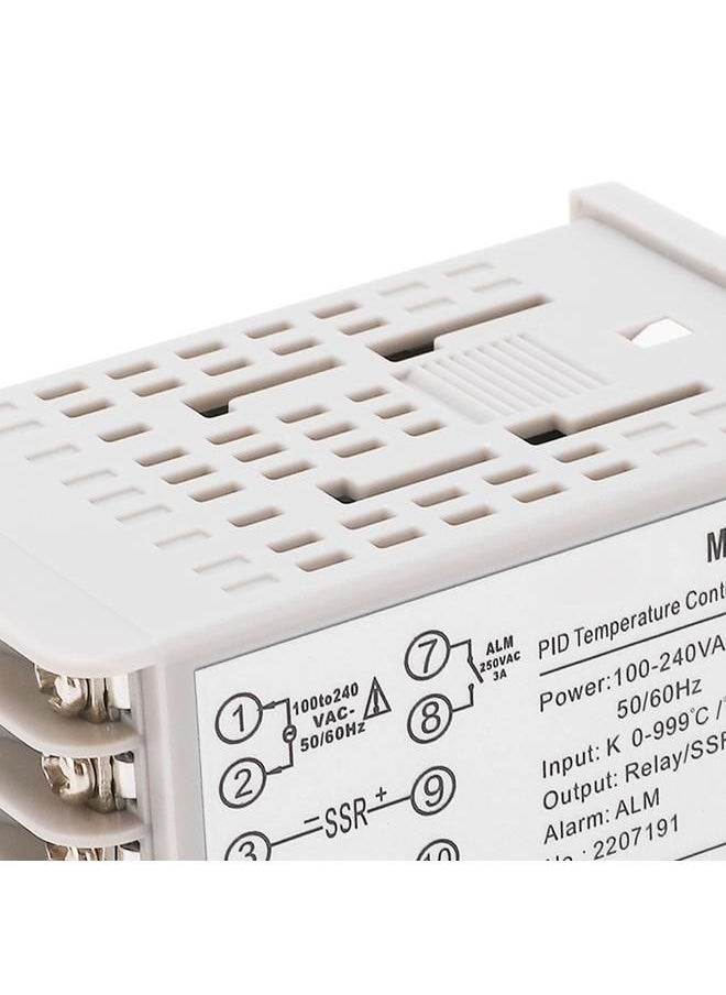 PID Temperature Controller Kit Intelligent Digital Display Automatic Temperature Control Instrument AC100‑240V 48 X 48mm