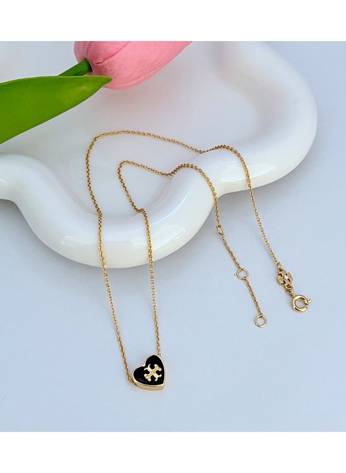 Burch Women's necklace temperament is simple, light luxury, niche design metal necklace - Image 1