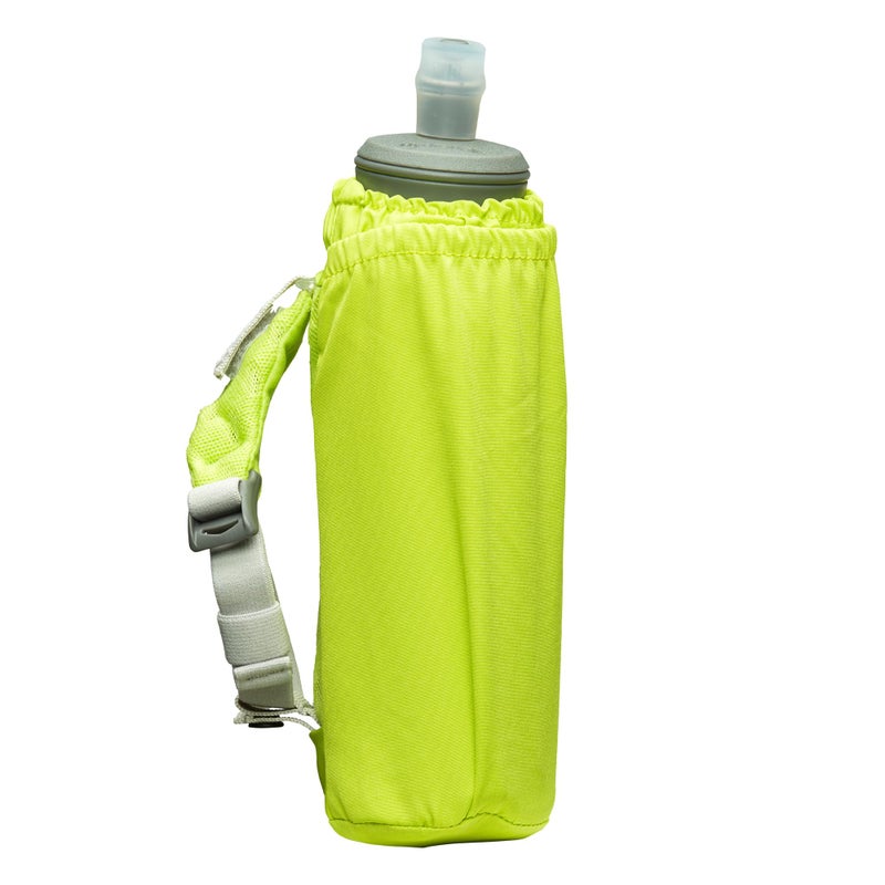 Nathan Handheld Soft Flask 18oz - Exo-Draw Insulated Collapsible Bottle - Grip-Free Strap & Rigid ExoSpine for Comfort/Support - Breathable Mesh Strap - Ideal Running/Hiking, Pinnacle, Lime Green - Image 3