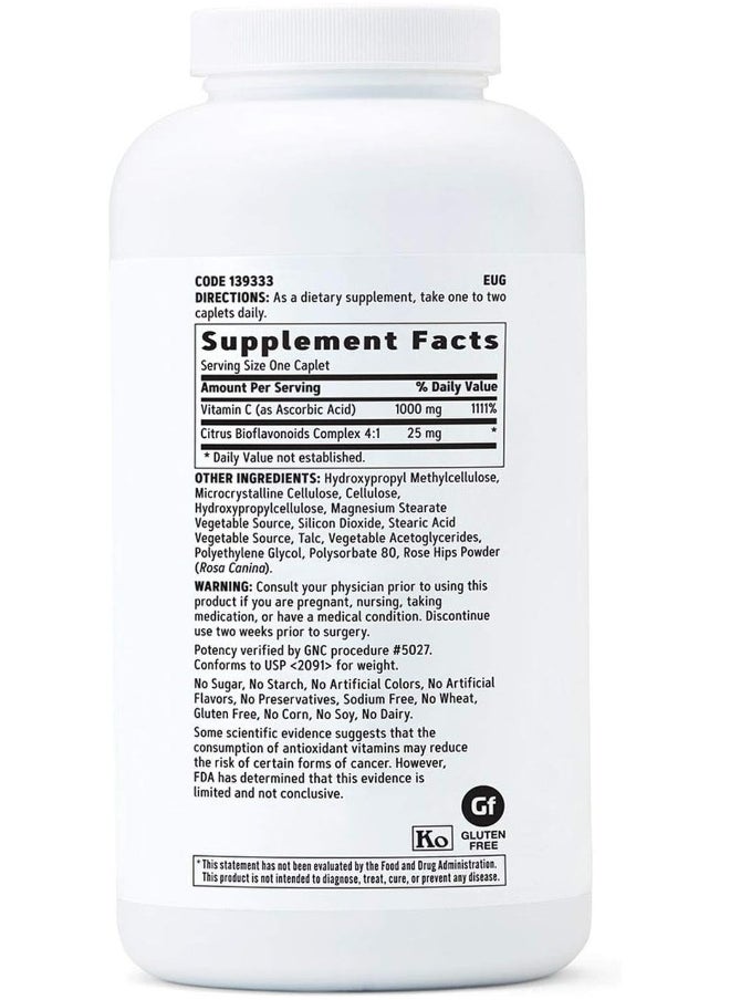 GNC - Vitamin C 1000 Mg 360 Caplets - Image 1