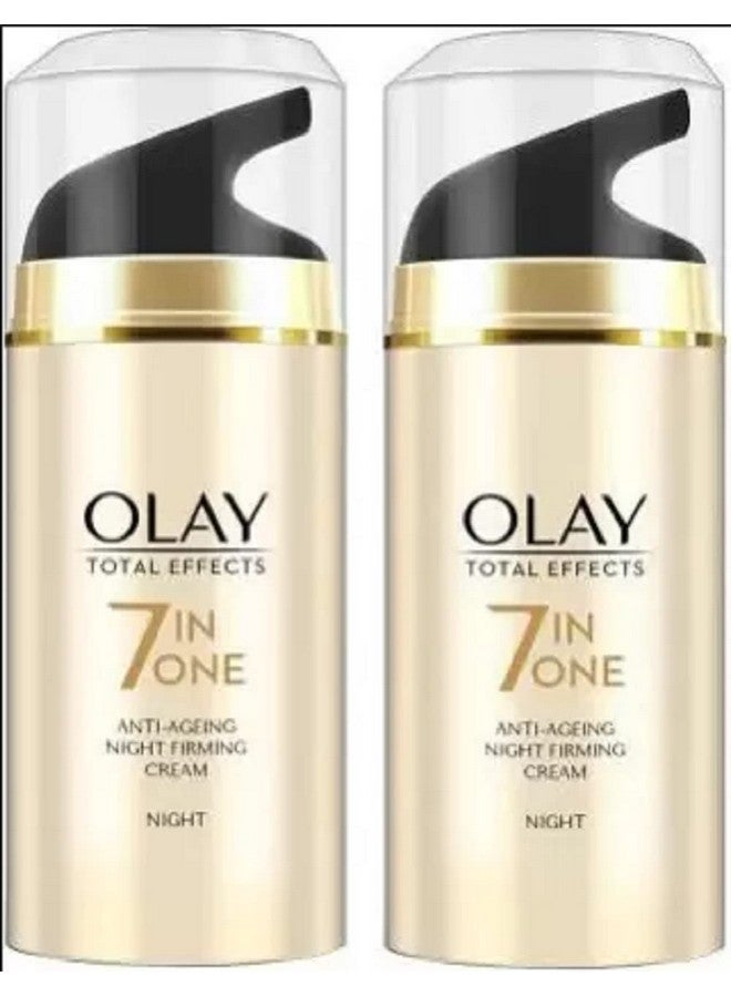 Olay Total Effect 7 In 1 Night Cream (20 G) (Pack Of 2) (20 G) - Image 1