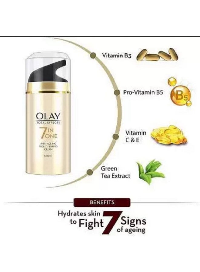 Olay Total Effect 7 In 1 Night Cream (20 G) (Pack Of 2) (20 G) - Image 3