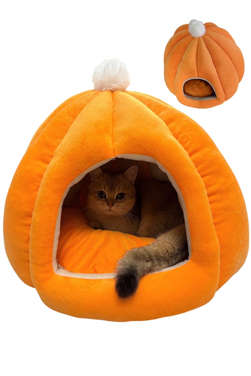 A.M Cat and Kitten House, Indoor Cat and Kitten House with Removable and Washable Cushion, Tent for Cats and Small Animals - Image 1