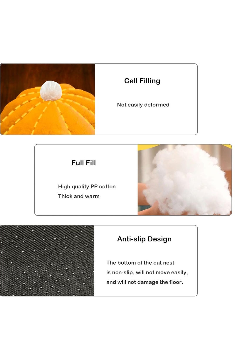 A.M Cat and Kitten House, Indoor Cat and Kitten House with Removable and Washable Cushion, Tent for Cats and Small Animals - Image 2