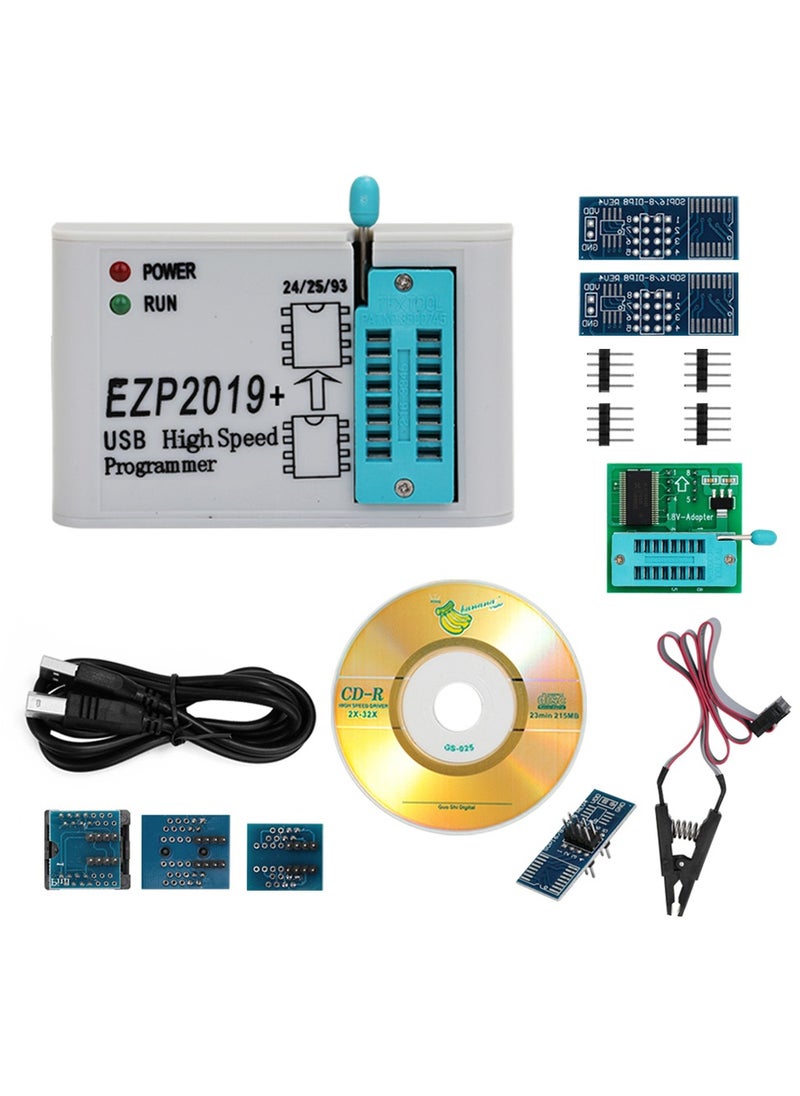 Generic - High Speed USB SPI Programmer Support 32M Flash 24 25 93 EEPROM 25 Flash bios Win7 Win8 - Image 1