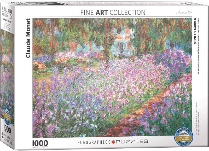 Eurographics The Artist's Garden by Claude Monet 1000-Piece Puzzle - Image 1