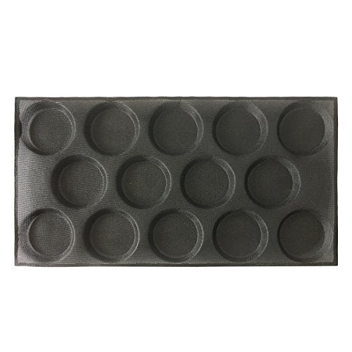BLUE DROP Bluedrop Silicone Hamburger Bread Forms Perforated Silicone Bakery Molds Tartlets Pita Moulds Sheets Food Grade for Industrial Large Size - Image 5