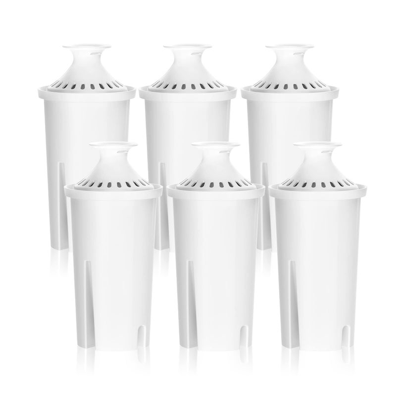 Overbest Nsf Certified Pitcher Water Filter  Replacement For Brita? Pitchers And Dispensers  Brita? Classic 35557  Ob03  Mavea? 107007  And More  Pack Of 6