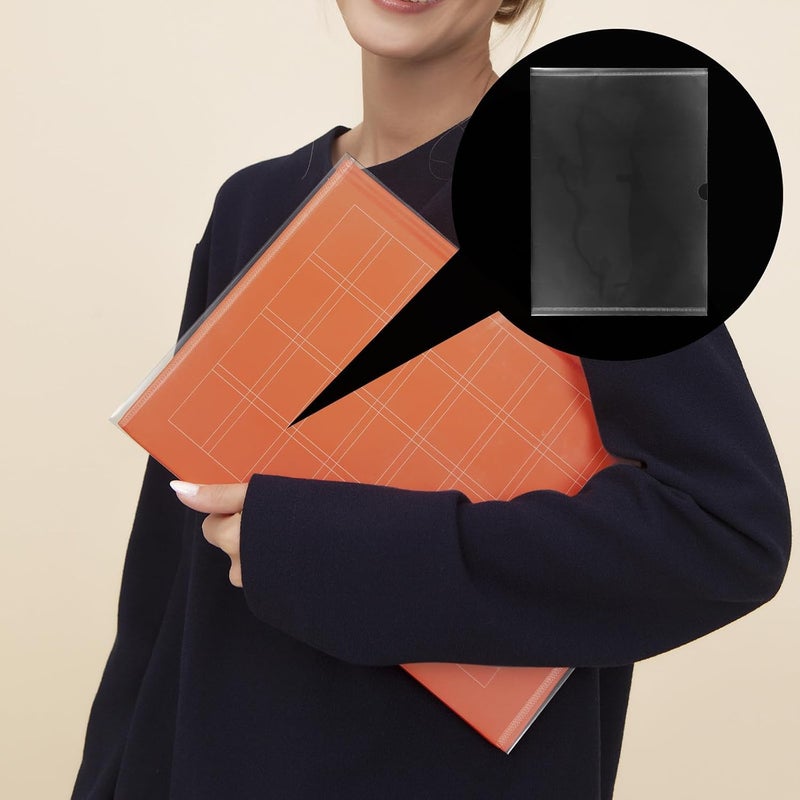 ABOOFAN 10pcs Document Protectors File Sleeves, Sturdy Pp Paper Storage Organizer for Office Workers and Teachers, Not Easy to Break or Deform, for Work Areas and Taking Files - Image 4
