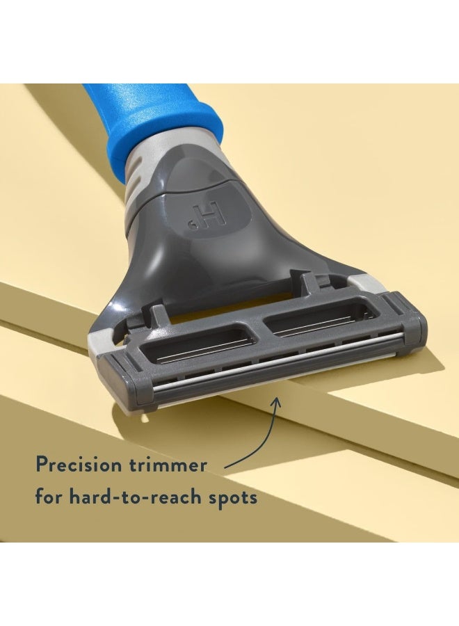 Harry's Razors for Men, Two 5-Blade Cartridges and 1 Razor  Handle, Surf Blue Edition - Image 4