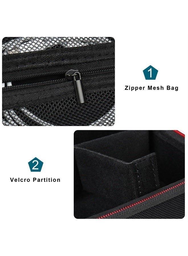 Canboc Carrying Camera Case for Sony ZV-1/ ZV-1 II/ZV-1F Vlog Digital Camera & Vlogger Accessory Kit Tripod, Travel Storage Bag with Strap, Mesh Pocket fit Cable, Black - Image 5