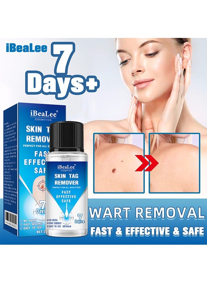 iBealee Painless Skin Tag Remover for Common Hand and Plantar Warts，Liquid Wart Removal Solution，Wart Removal Essential Oil A Gentle Safe With Natural Extracts For All Skin Types Universal For Both Men And Women  - Image 1