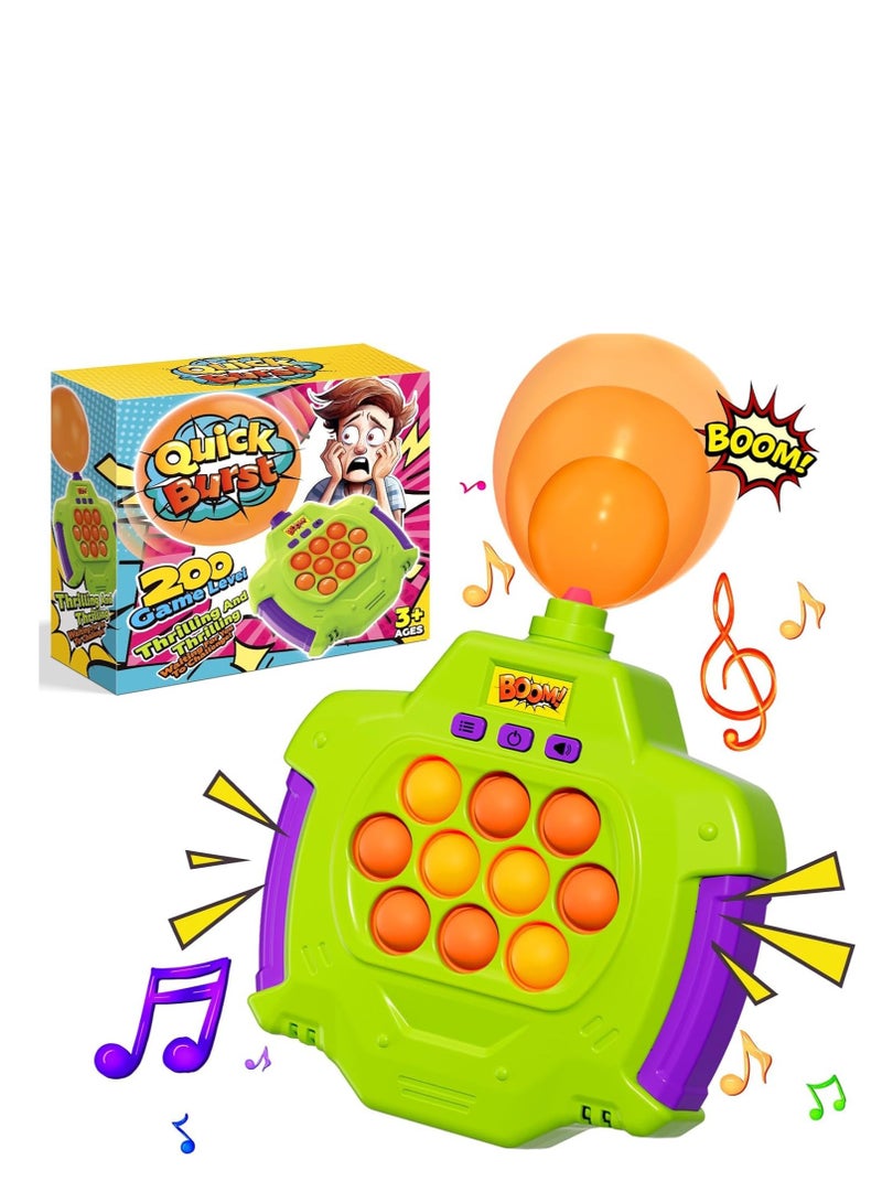 SYOSI Pop Fidgets Kids Games Toys, Handheld Game Fast Puzzle Game Animal Machine, Quick Push Game Console, Bubble Stress Pop Light Up Game, Birthday Gifts for 8+ Old Boys Girls Teens Adults - Image 1
