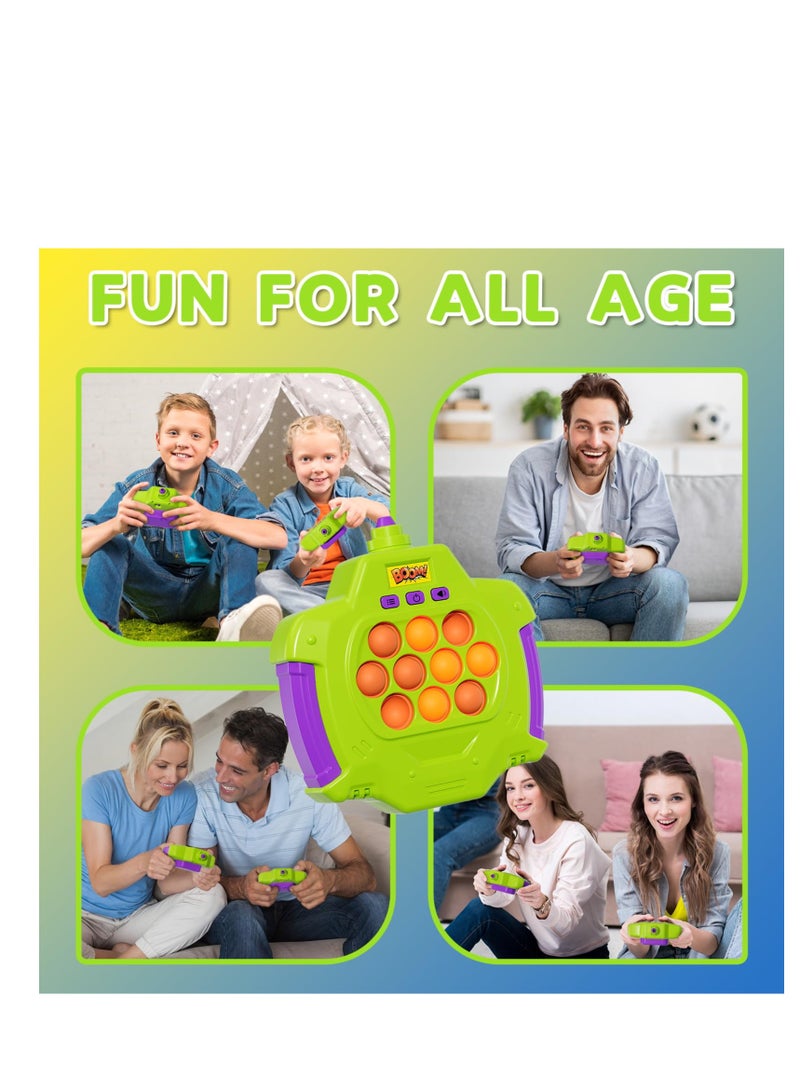 SYOSI Pop Fidgets Kids Games Toys, Handheld Game Fast Puzzle Game Animal Machine, Quick Push Game Console, Bubble Stress Pop Light Up Game, Birthday Gifts for 8+ Old Boys Girls Teens Adults - Image 4
