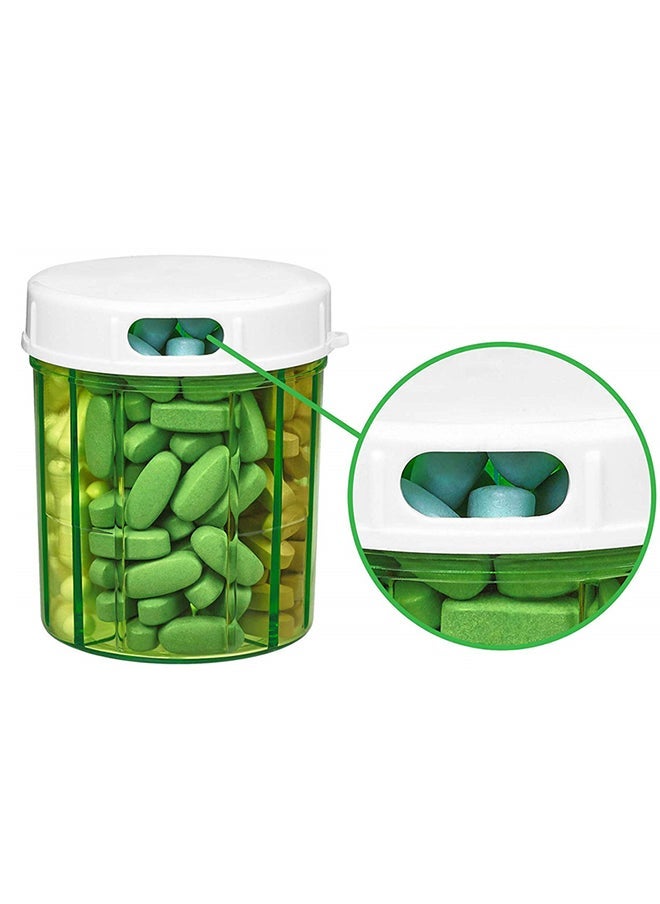 Hihonor Nutraceutical Storage Bottle,Large Capacity,1-Month Pill Dispenser with Anti-Mixing and Wide Opening Design,Suitable for Storing Fish Oil/Vitamins/Calcium Tablets - Image 1