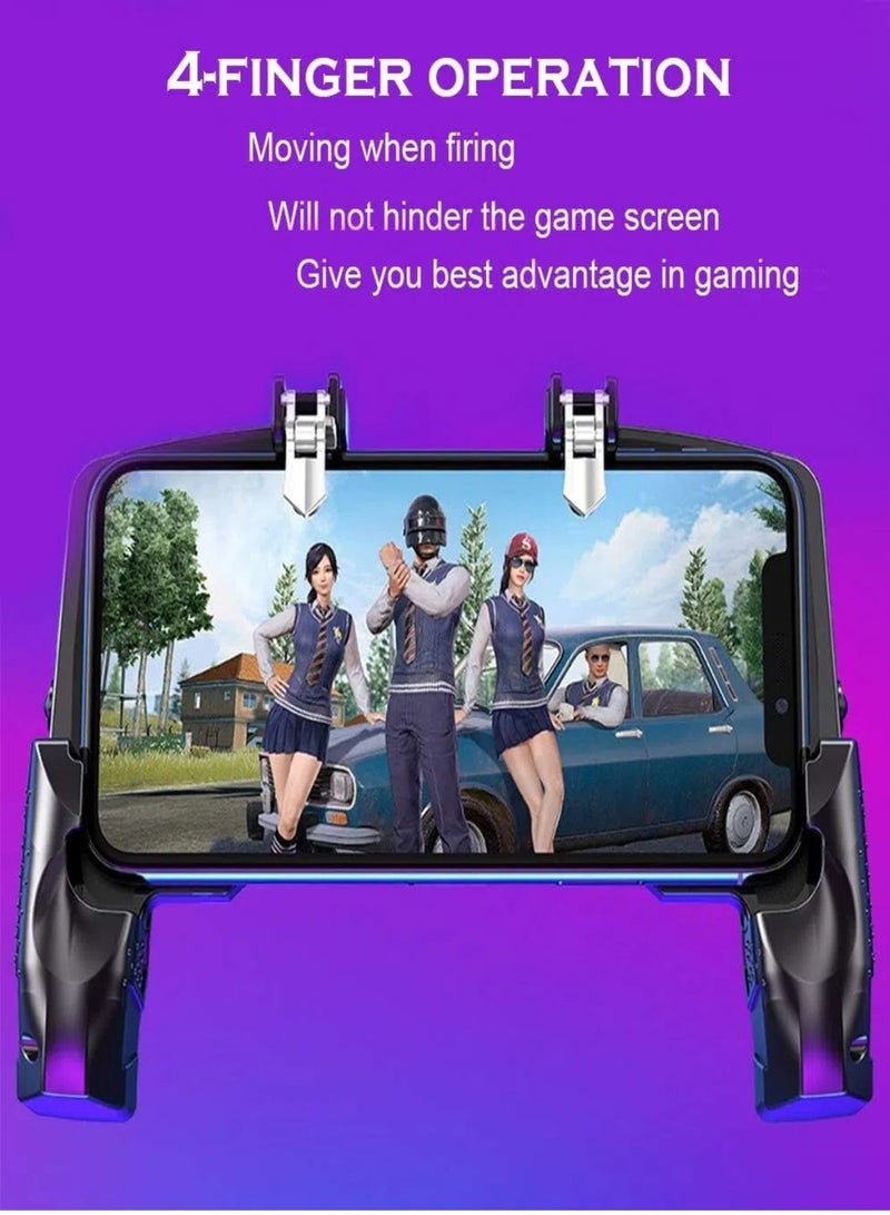 CHU DAI K21 Mobile Game Controller for PUBG/Call of Duty/Fortnite,aim Trigger Fire Buttons L1R1 Shooter Sensitive Joystick,Gamepad for 4.7-6.5 inch iPhone & Android Phone - Image 3