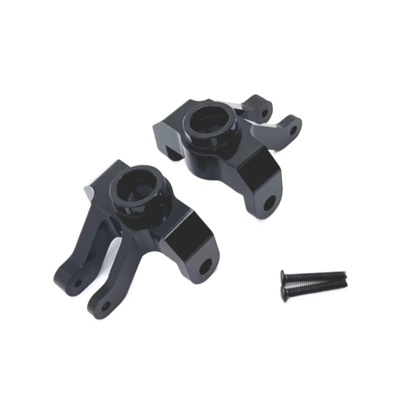 Black Metal Front Axle Steering Knuckles RC Car Upgrade Parts For MN128 MN86 G500 Models - Image 2
