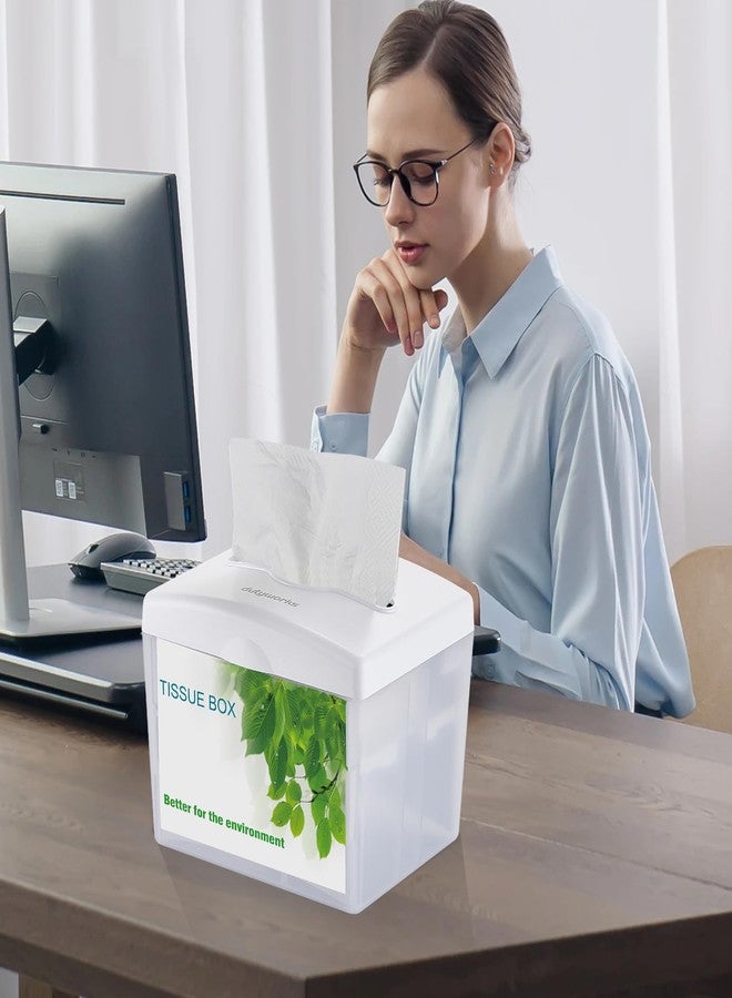 DUTYWORKS Commercial Napkin Dispenser – Tabletop Napkin Holder for Restaurants, Cafes, Bars & Home – Durable ABS Plastic, Space-Saving Design, Easy Access to Folded Napkins – White - Image 5