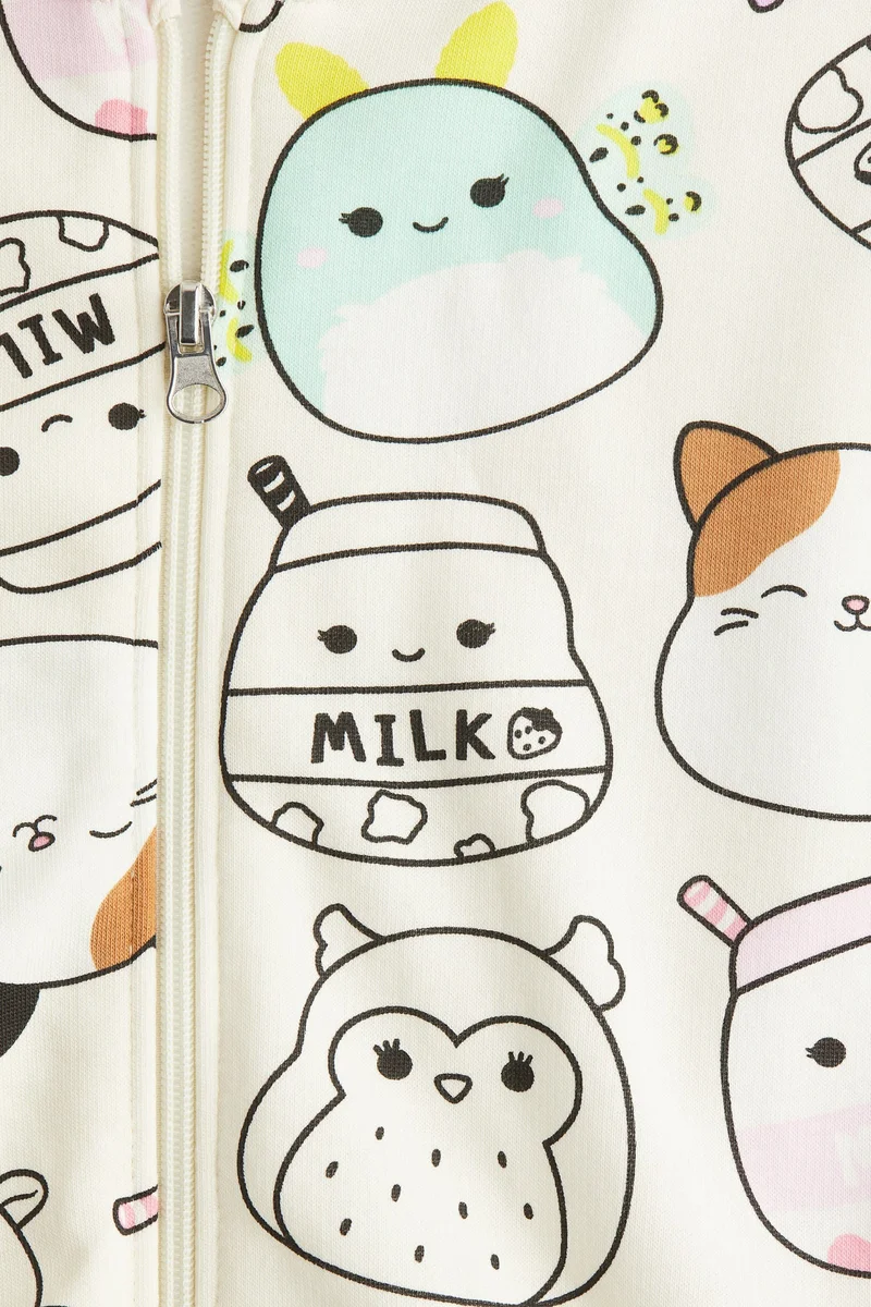 اتش اند ام هوديّ مطبوع بسحّاب