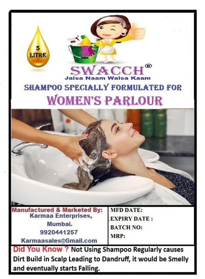 swacch شامبو للشعر للنساء (5 لتر) برائحة الياسمين - Image 2