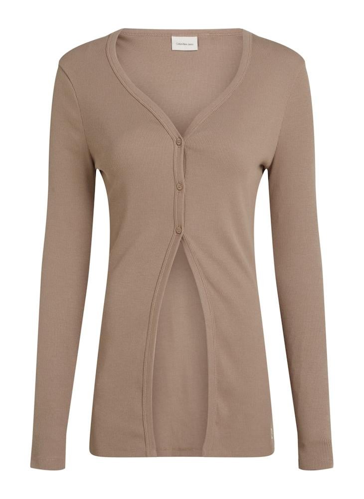 Calvin Klein Jeans V-Neck Button Detail Cardigan  - Image 5