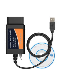 ELM327 V1.5 USB Scanner CH340 HS CAN/MS CAN For Ford elm327 obd2 Car Auto Diagnostic Tool PIC18F25K80 FORScan