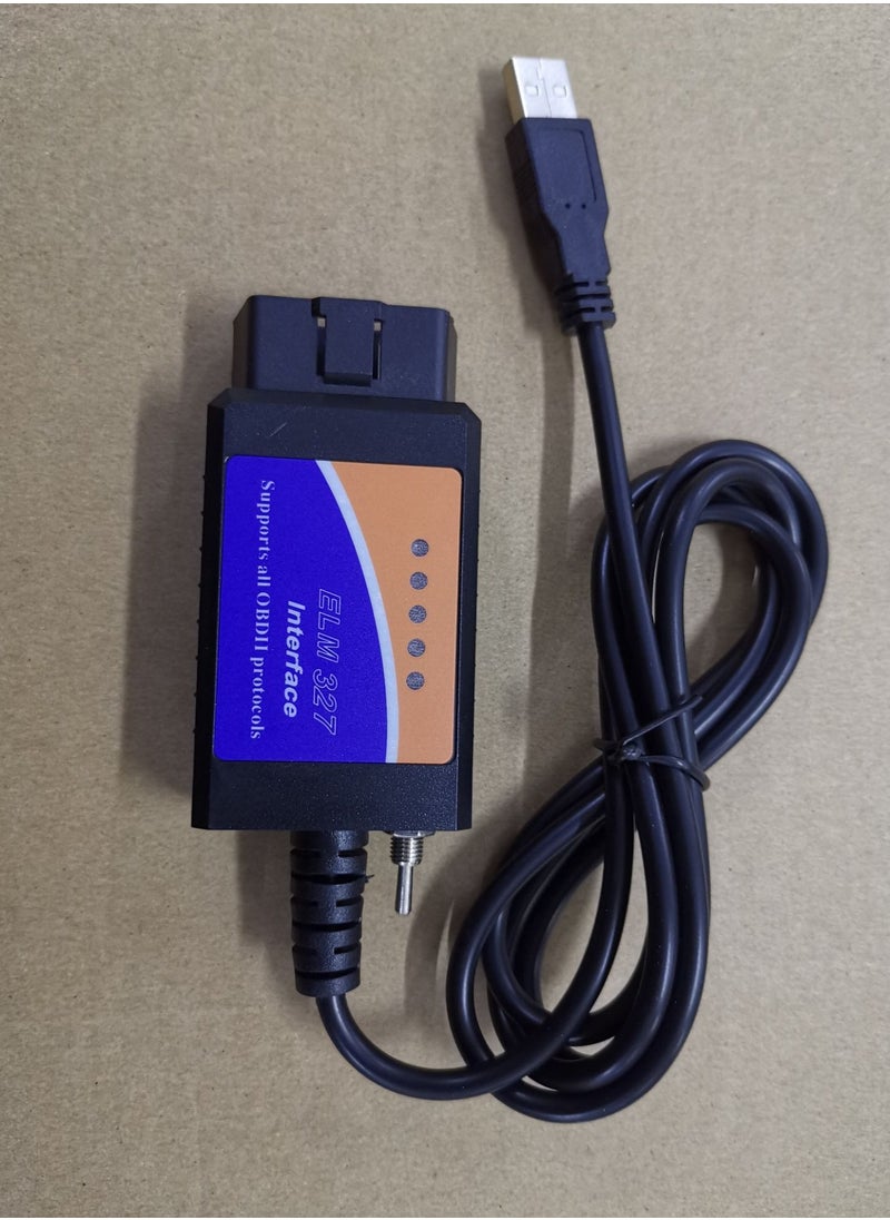 Generic - ELM327 V1.5 USB Scanner CH340 HS CAN/MS CAN For Ford elm327 obd2 Car Auto Diagnostic Tool PIC18F25K80 FORScan - Image 1