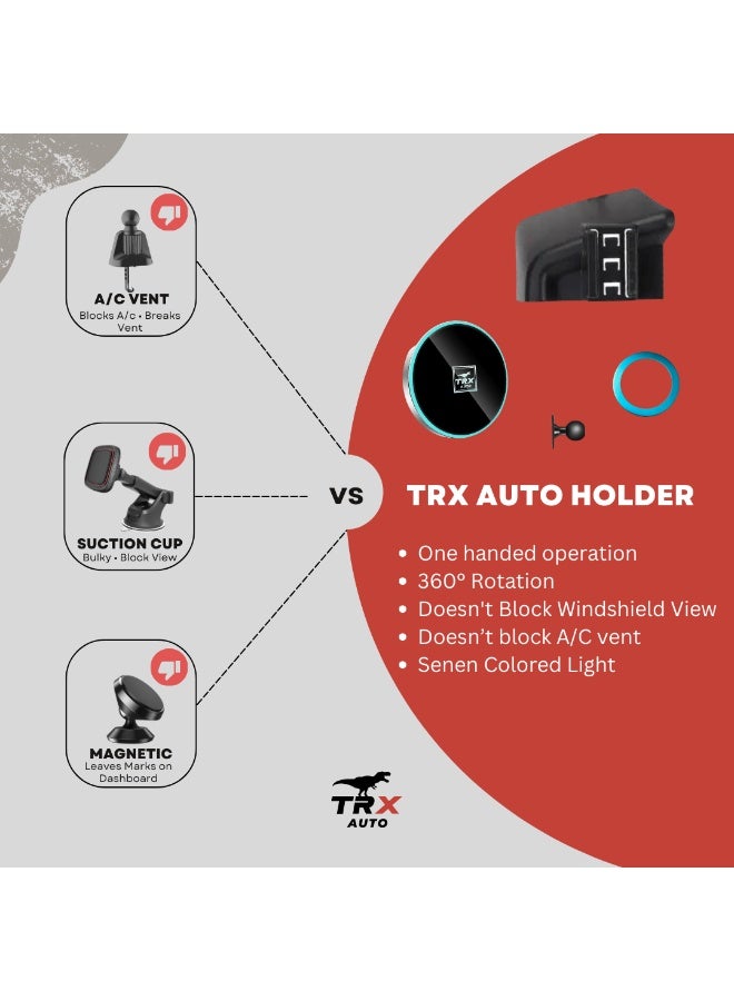 TRX AUTO Magnetic Phone Holder with Qi2 Wireless Charging For Toyota Land Cruiser 2016 To 2021 | Toyota Land Cruiser Accessories | Fast Wireless Charging Mobile Phone Holder - Image 2