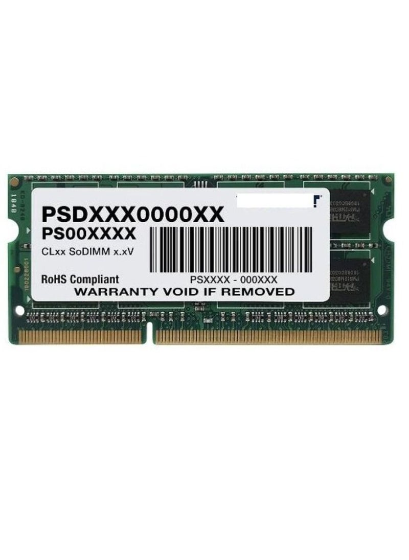 RAM For Laptop 4GB DDR3 1600MHZ Green