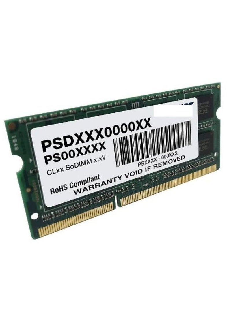 RAM For Laptop 4GB DDR3 1600MHZ Green