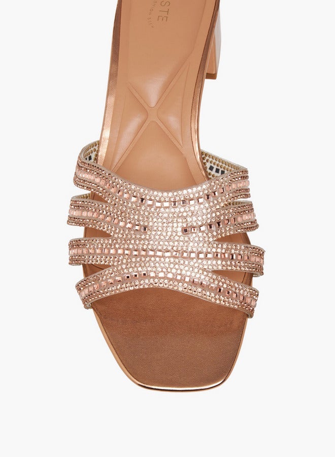 سيليست صنادل بكعب عريض للنساء - Image 4