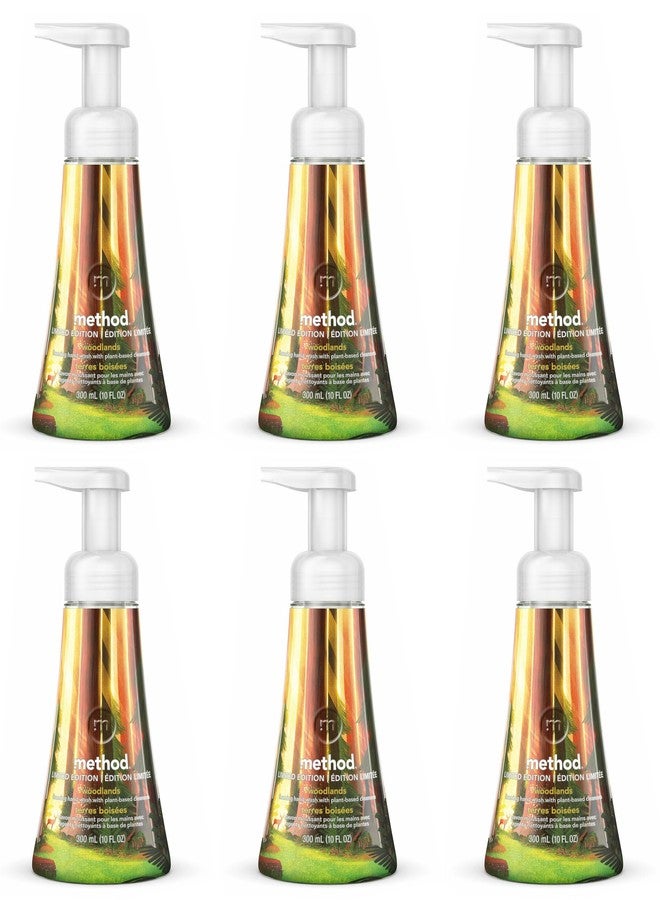 Method Set of 6 Limited Edition Handsoap - Green Cleaning - Cruelty-Free- Biodegradable formula made with plant-based cleansers + without parabens or phthalates (6, Foaming Woodlands) - Image 1