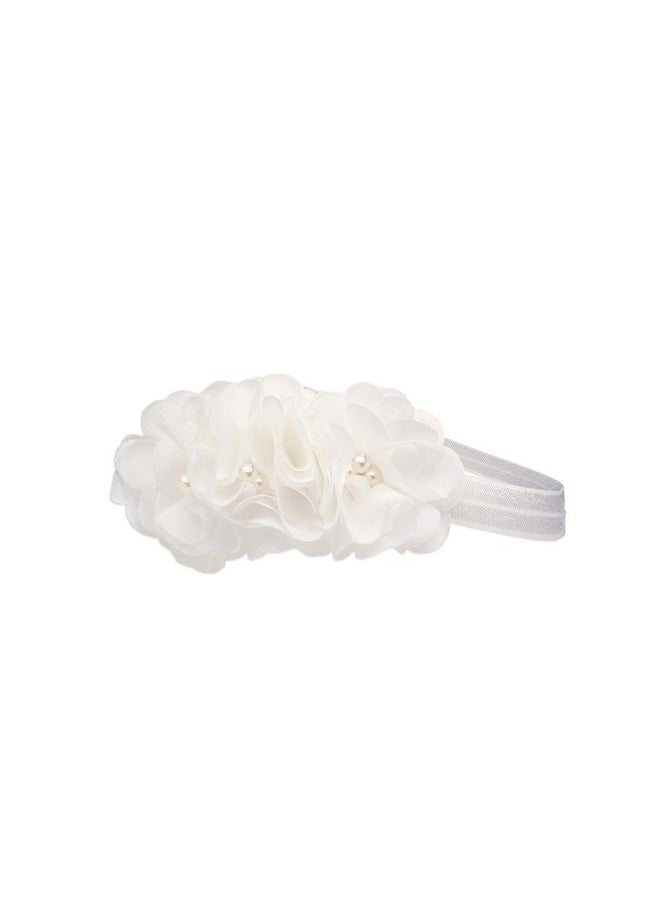 Cherished Moments Cherished Moments "Petals Keepsake Headband for Christenings, Baptism and Baby Blessings (Ivory)  - Image 1