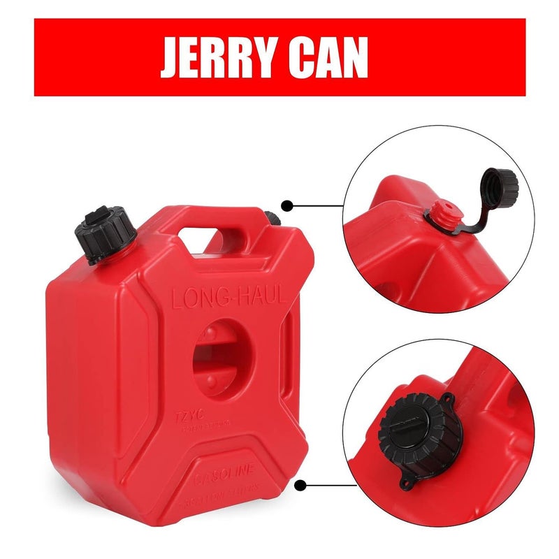 Asryd كان بلاستيكي أسريدي عالمي سعة 5 لترات للسيارات والدراجات الرياضية وسيارات الدفع الرباعي وATV وملحقات المغامرات - Image 2