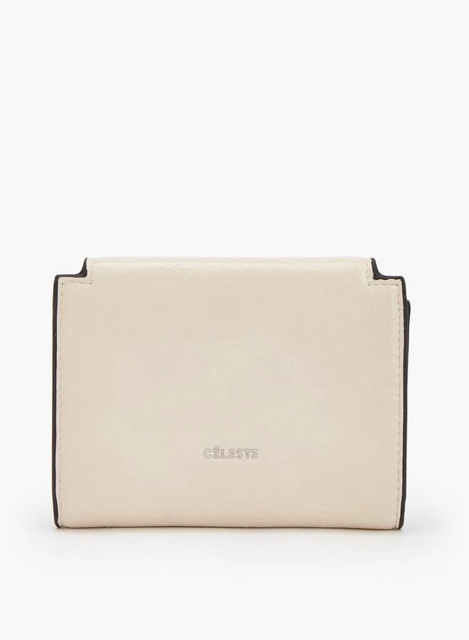 Celeste Textured Wallet With Twist Lock