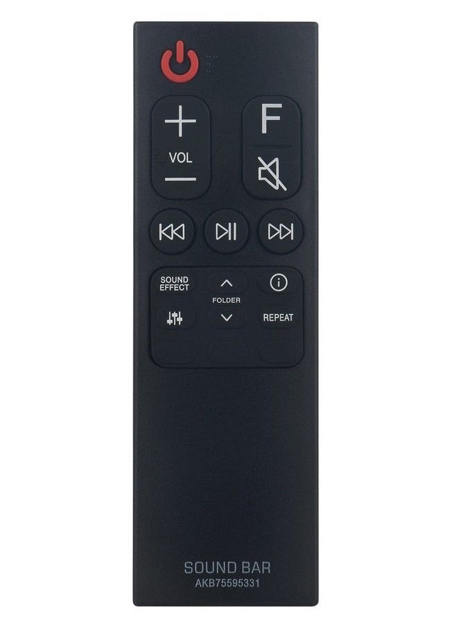 Vinabty - Akb75595331 Replaced Remote Fit For Lg Sound Bar Sl4Y Sl5R Slm4R Sl9Y Spj4S Spj4S S65S3S Sph4Bw Sl5Y Sn7Cy Sl6Y Spl5Bw Sl7Y Sn5Y Sn6Y Sn7R Spn5Bw Spn5Bw S65S3S Snc4R Snh5 S67T2W Dsnh5 - Image 1