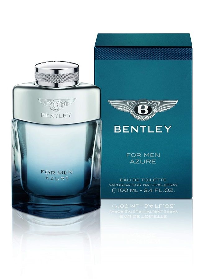 BENTLEY for Men Azure Eau De Toilette Spray, 3.4 Ounce - Image 2
